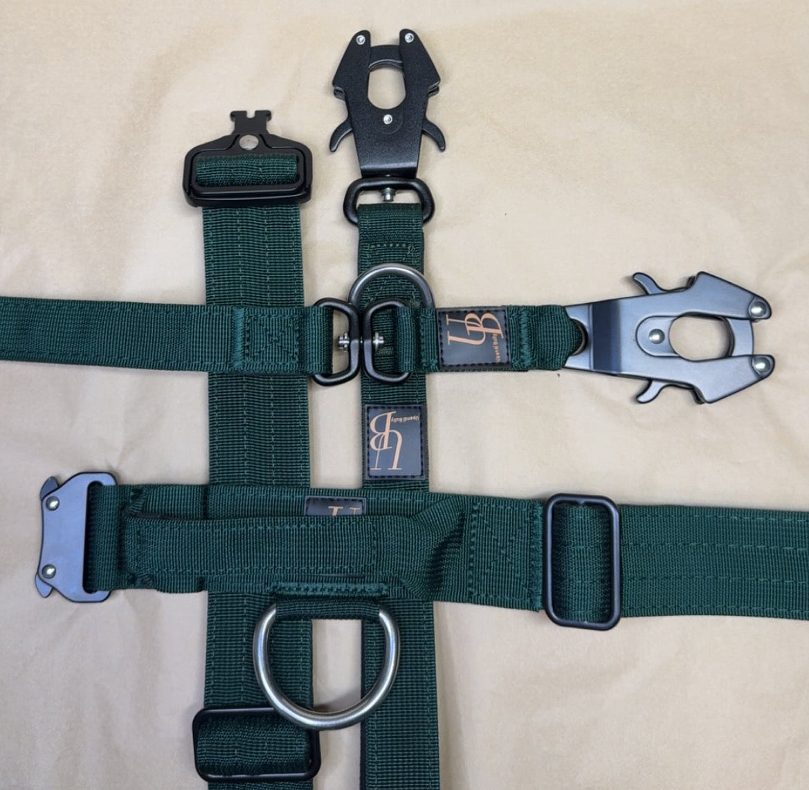 Command classic halsbånd - Mørke grøn