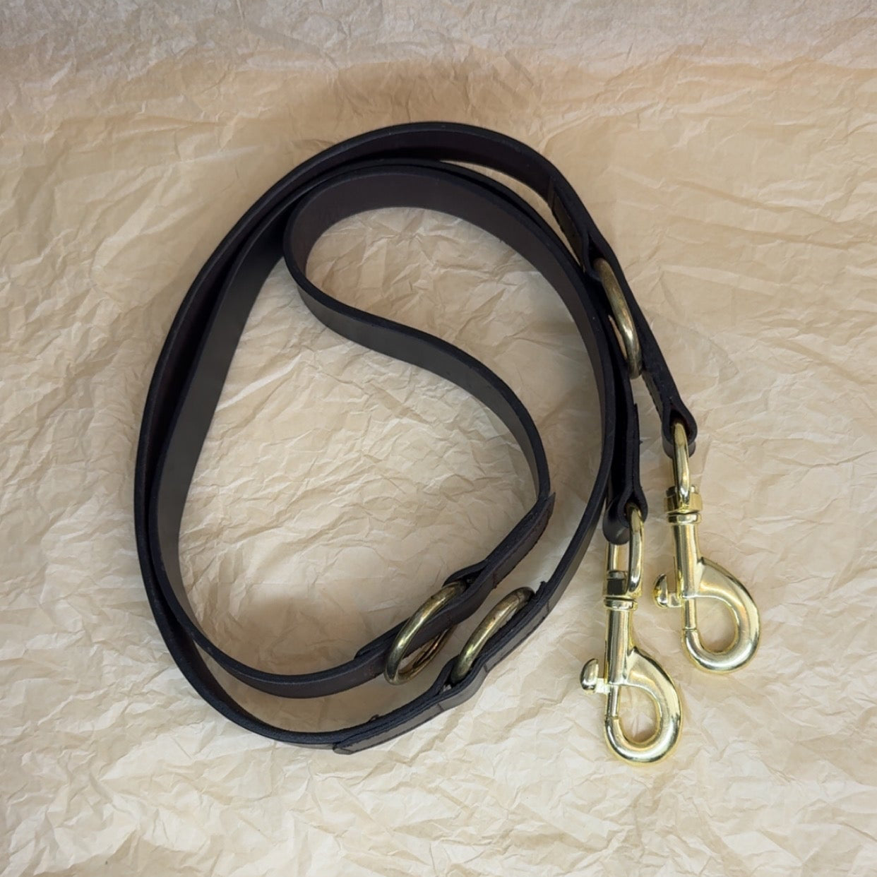 6 i 1 læder line - Brun