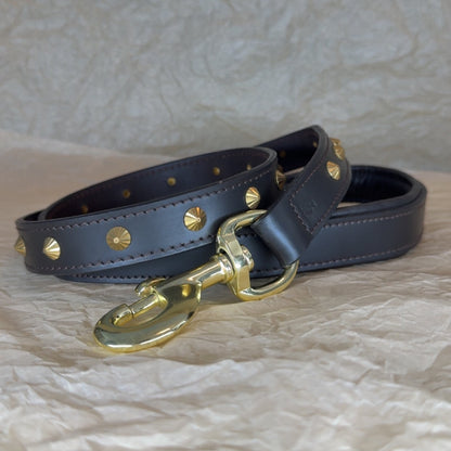 Zika læder line m. guld - Brun 2. Sorterings